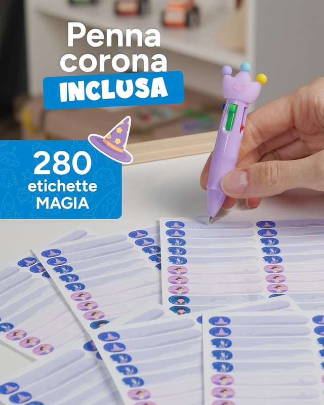 Detalle 2 de mycustomy Etichette adesive scuola 280