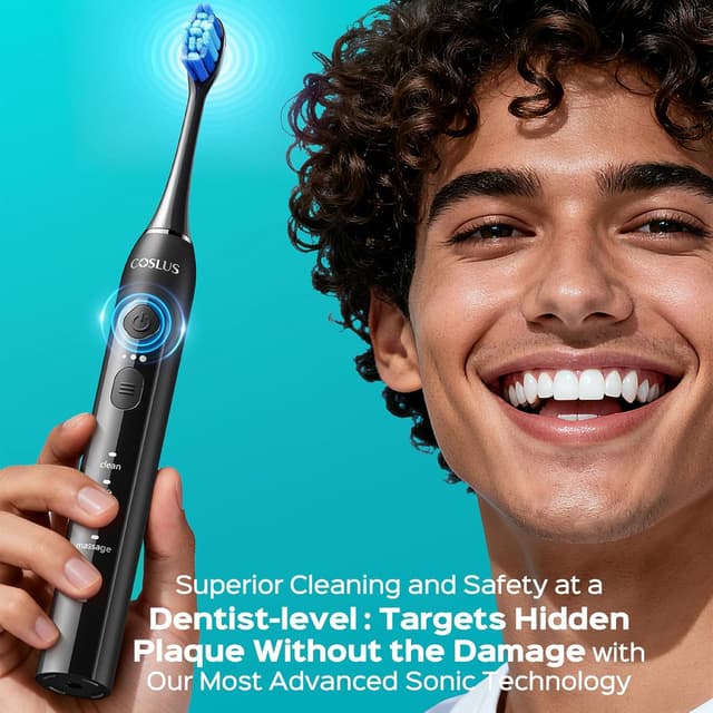 Thumbnail 6 de COSLUS Sonic Electric Toothbrush 2‑hour charge 🪥