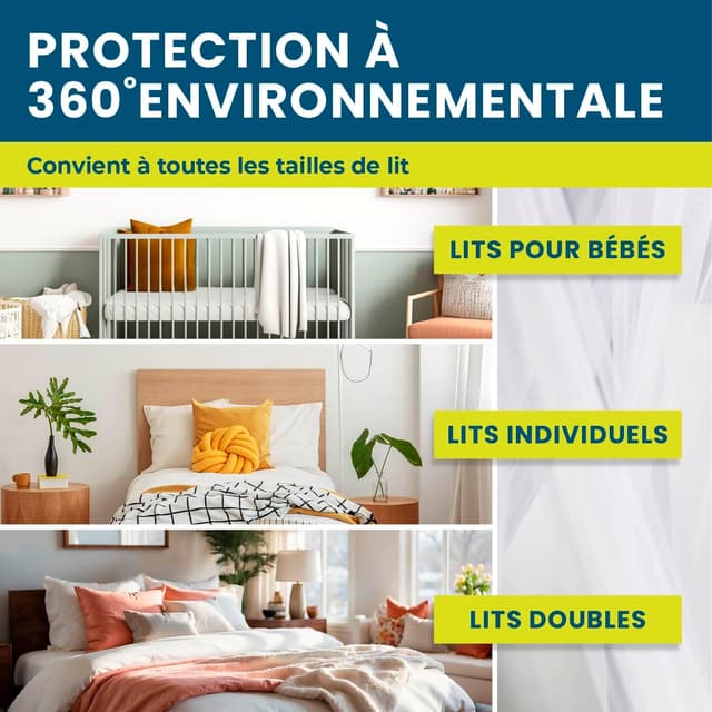 Detalle de Hoberg Moustiquaire de voyage XXL 60 cm