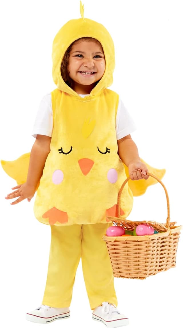 Detalle de Kids Easter Chick Plush Tabard Fancy Dress Costume (Age 1–8) by amscan