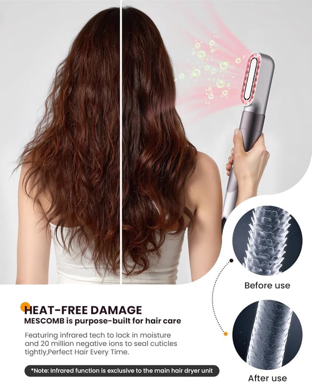 Detalle 2 de MESCOMB Upgraded Hot Air Styler 6-in-1 ๐โ