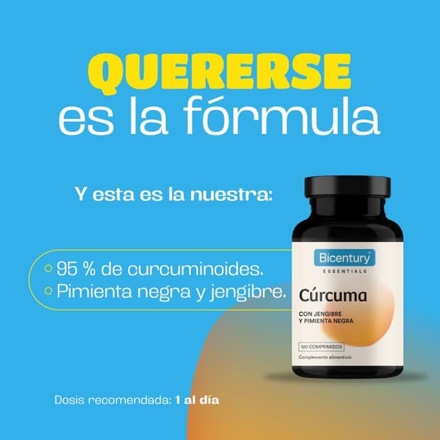 Thumbnail 3 de Bicentury Cúrcuma con Jengibre y Pimienta Negra 🌿 120 Cápsulas