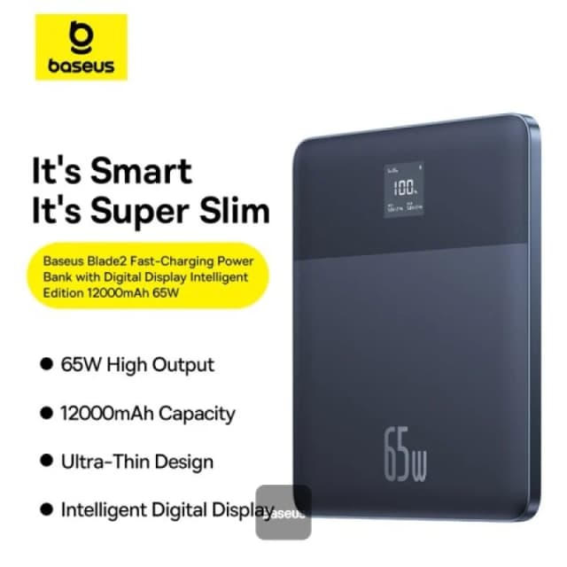Thumbnail 3 de Baseus Blade2 PowerBank 65W MagSafe Inalámbrico 12000mAh 🖤