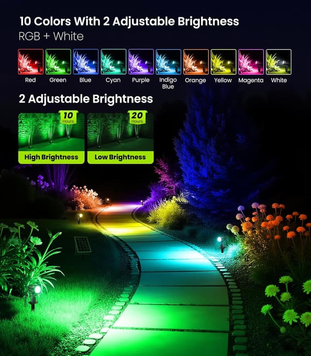 Thumbnail 2 de CLY Luces Solares Led Exterior RGB 6000mAh