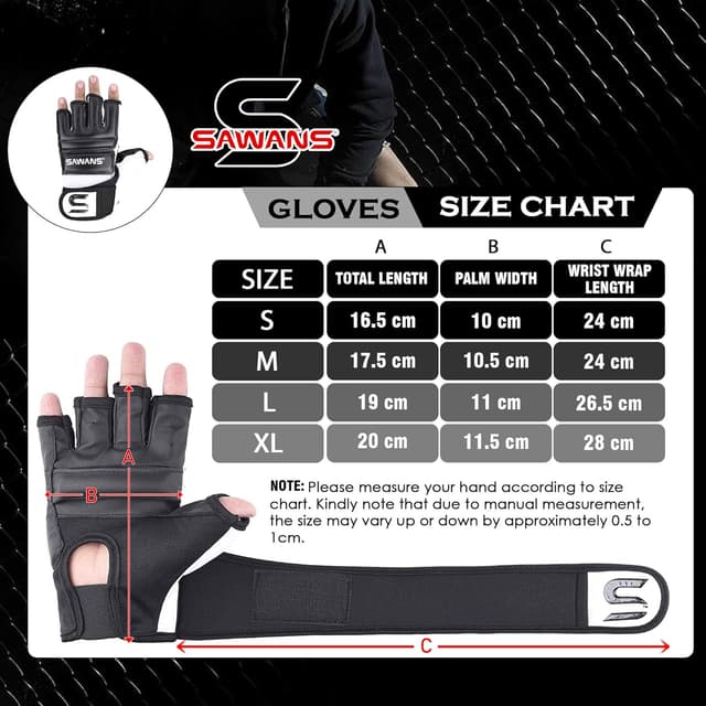Thumbnail 5 de SAWANS Punch Bag Gloves for MMA training 🥊