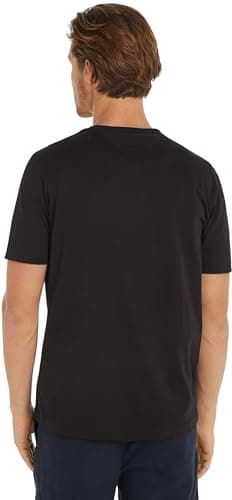 Detalle 2 de Tommy Hilfiger Camiseta Manga Corta Hombre, Negro, S