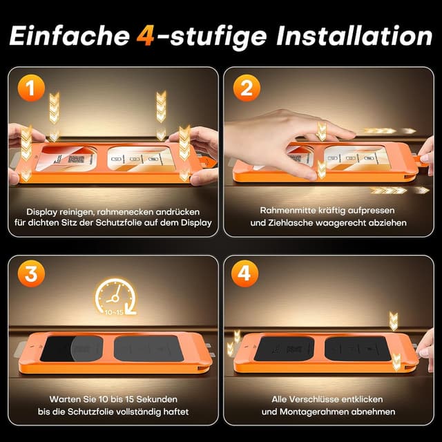 Thumbnail 6 de TOCOL 17e Panzerglas 6,1 Zoll 2er Set