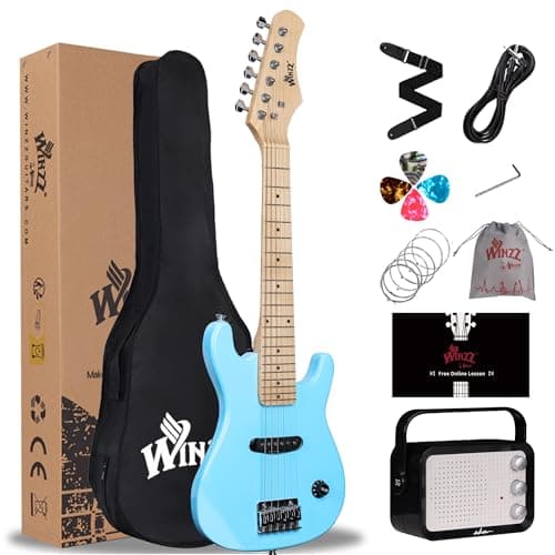 Imagen de WINZZ EGM100 30-inch kids electric guitar 🎸 en OfertitasTOP