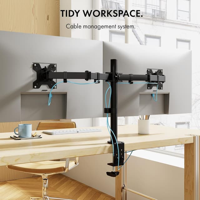 Thumbnail 6 de VonHaus Dual Monitor Stand 13-32