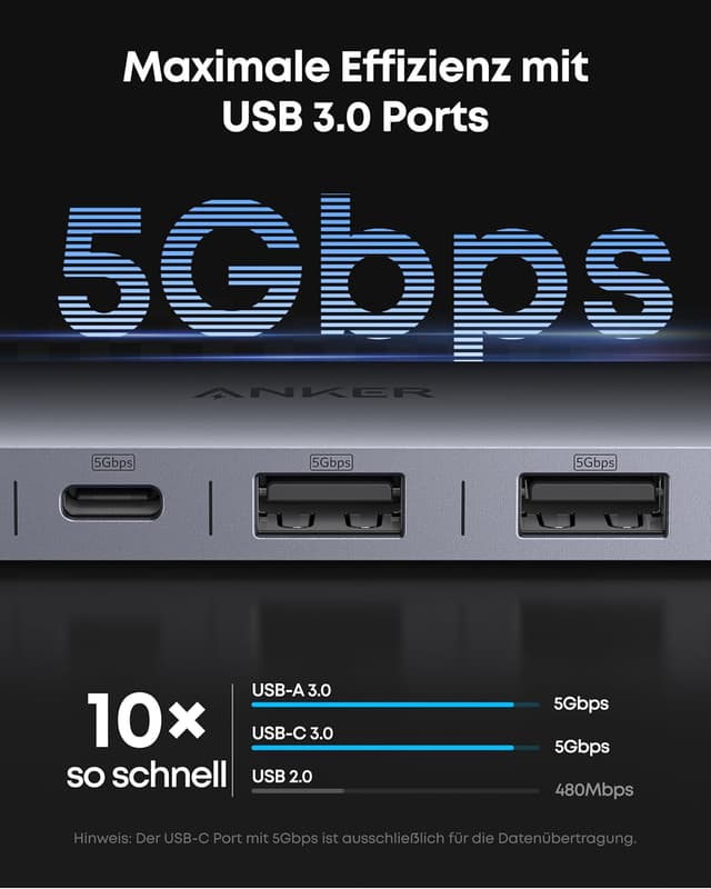 Detalle 2 de Anker 7-in-1 USB-C Hub 85W