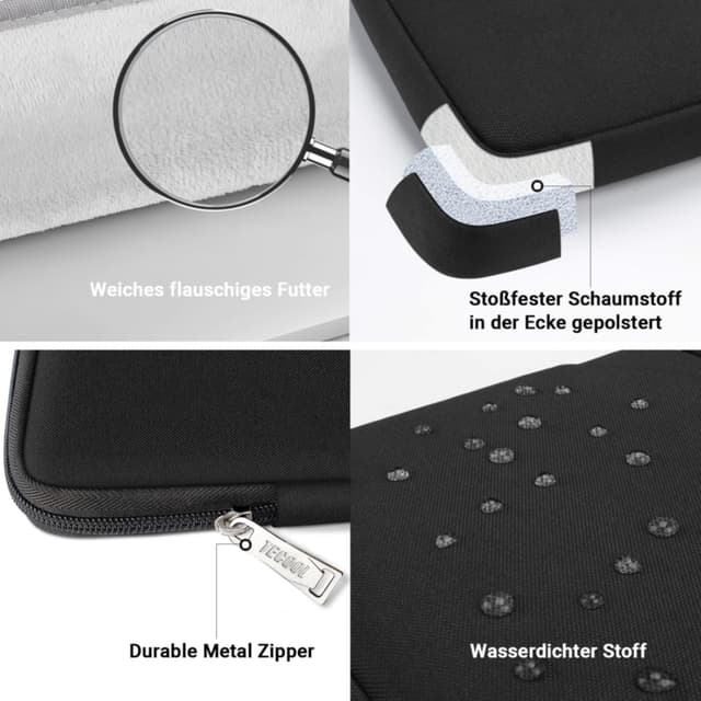 Thumbnail 5 de TECOOL 16 Zoll Laptoptasche für MacBook