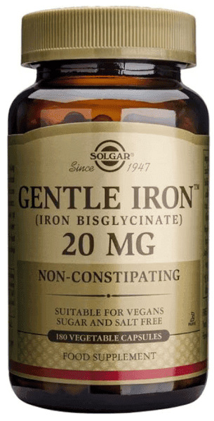 Imagen de Solgar Hierro Gentle 180 cápsulas suplementarias 💊 en OfertitasTOP