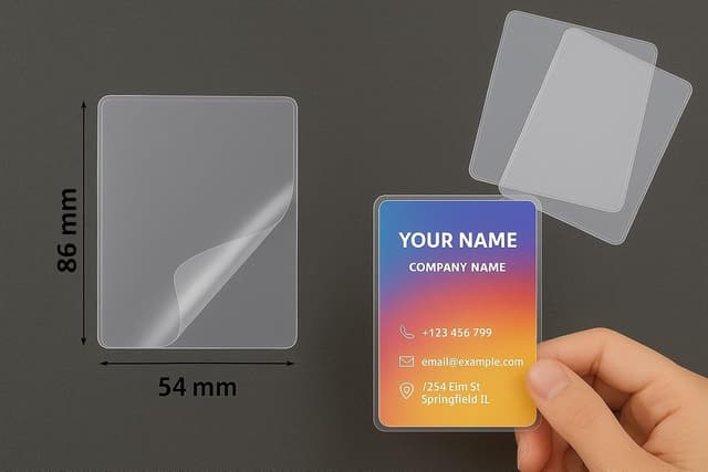 Thumbnail 6 de Peach Laminierfolien Kreditkarte 54x86 mm