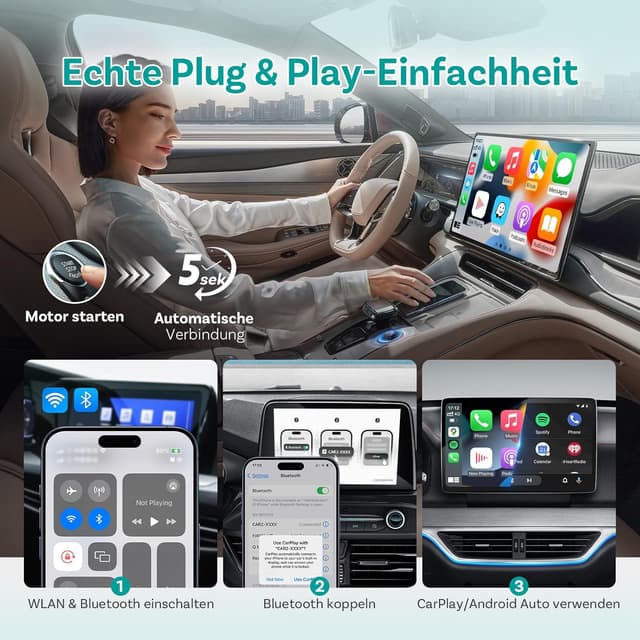 Thumbnail 6 de OTTOCAST Mini Pico 2‑in‑1 Wireless CarPlay Android Auto