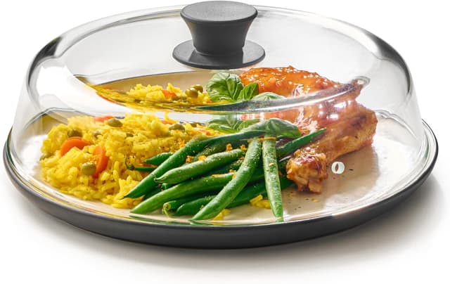 Thumbnail 6 de Le'raze 10-Inch Glass Microwave Splatter Cover (BPA & Lead Free, Dishwasher Safe)