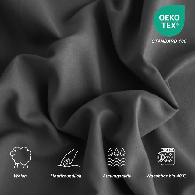 Thumbnail 5 de HIG drap housse microfibre 140 x 200