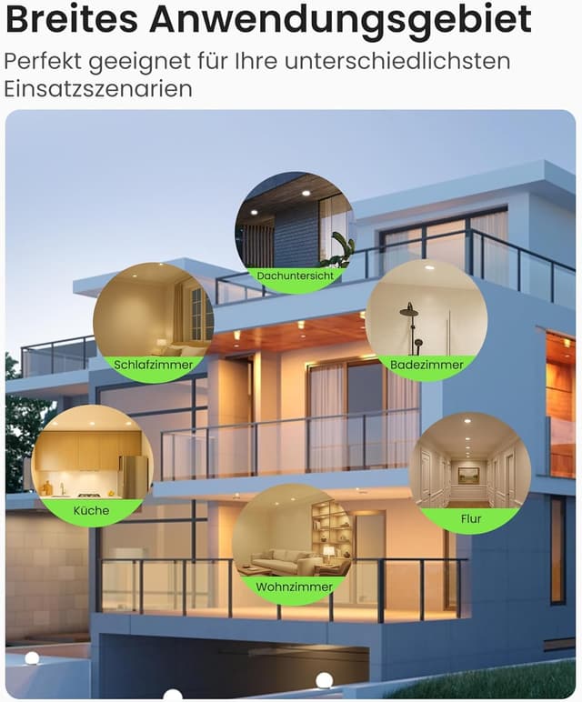 Thumbnail 6 de ALUSSO LED Einbaustrahler 7 W dimmbar Set