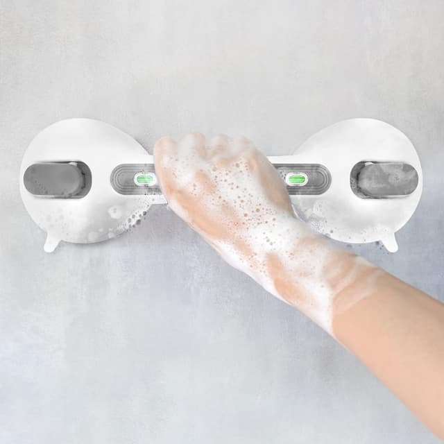 Detalle 2 de Newthinking Suction Grab Rails for Bathroom with safety indicator – portable suction bathtub shower handles