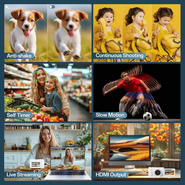 Thumbnail 4 de Fotocamera Digitale 4K 48MP con Zoom 16X