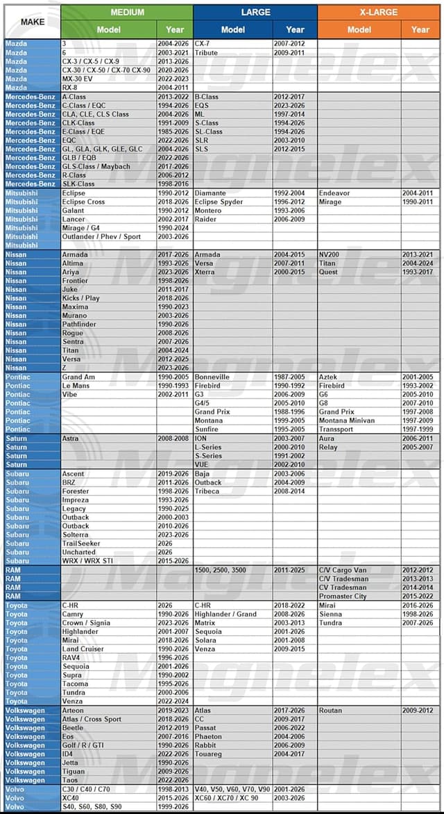 Thumbnail 6 de Magnelex Car Windshield Sunshade (Double-Layer) for Cars, Trucks & SUVs, Medium 59 x 31 in