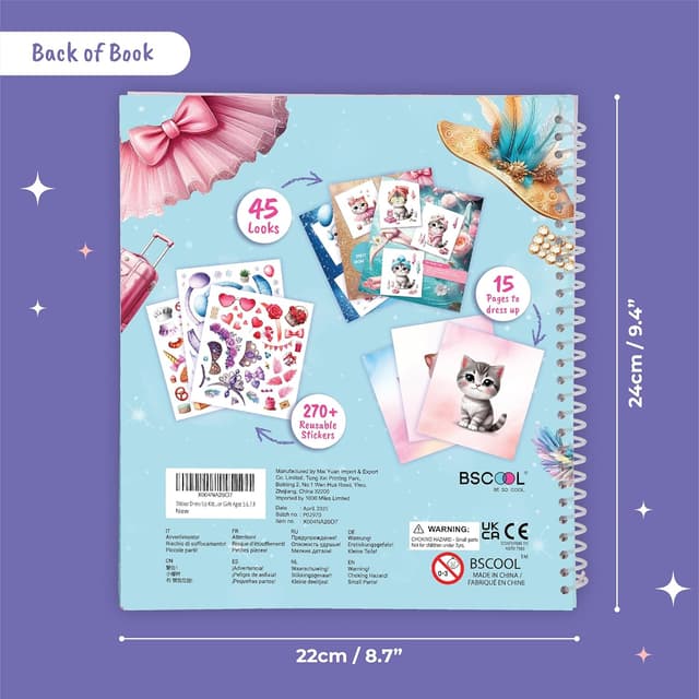 Thumbnail 5 de BSCOOL Sticker Dress Up Kitten 270+ stickers