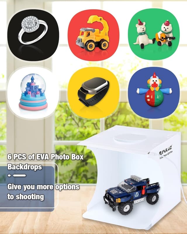 Detalle 1 de PULUZ Mini Photo Studio Box 20cm light box