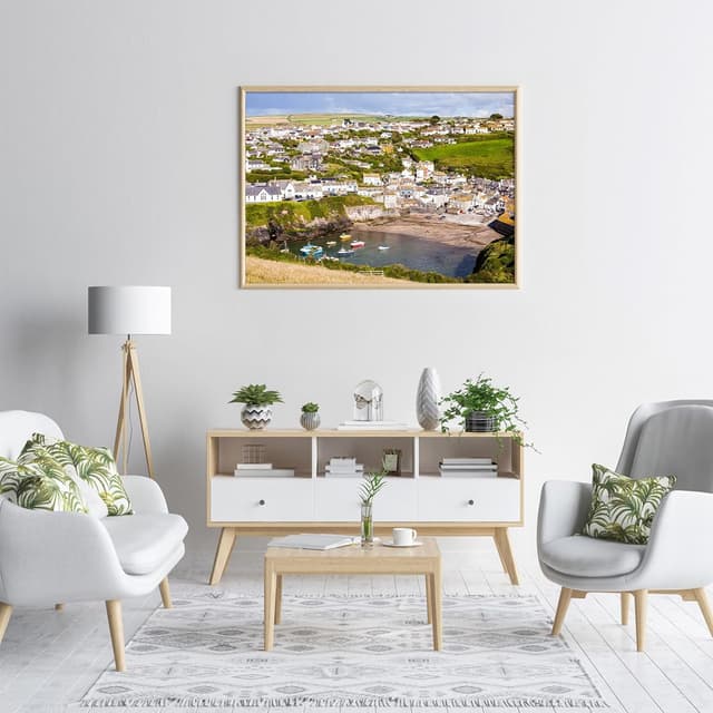 Detalle de Port Isaac 1000-piece jigsaw puzzle for adults (Cornish fishing village scene)