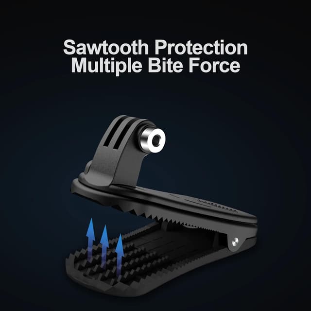 Detalle de TELESIN action camera strap clip mount