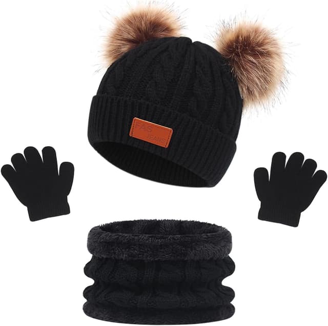 Thumbnail 5 de LINSOCLE Cappello a Maglia Bambini 3 in 1 2-6 anni