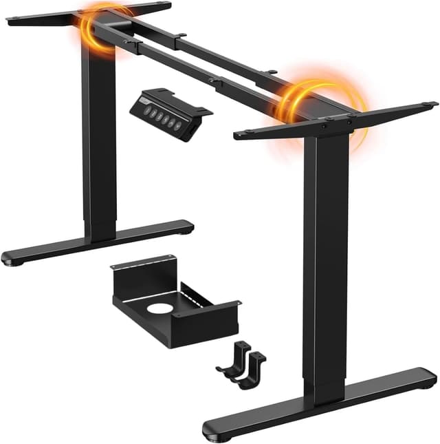 Detalle de ErGear Höhenverstellbarer Schreibtisch 120 kg