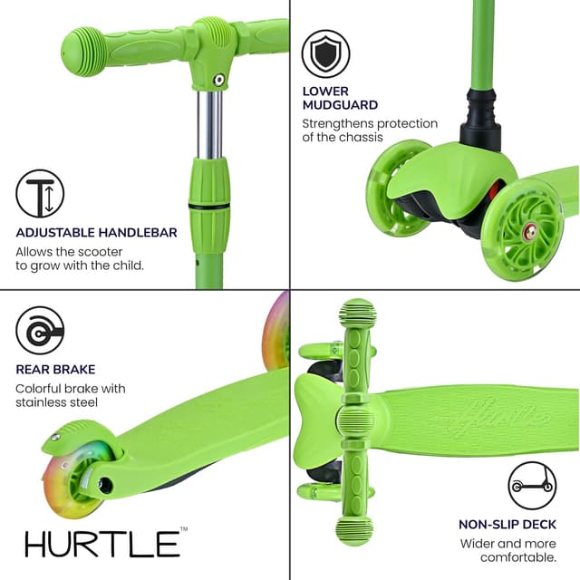 Thumbnail 5 de Hurtle Trottinette Enfant avec roues LED