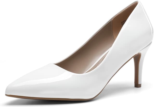 Detalle de DREAM PAIRS décolleté da donna con tacco a spillo alto punta chiusa