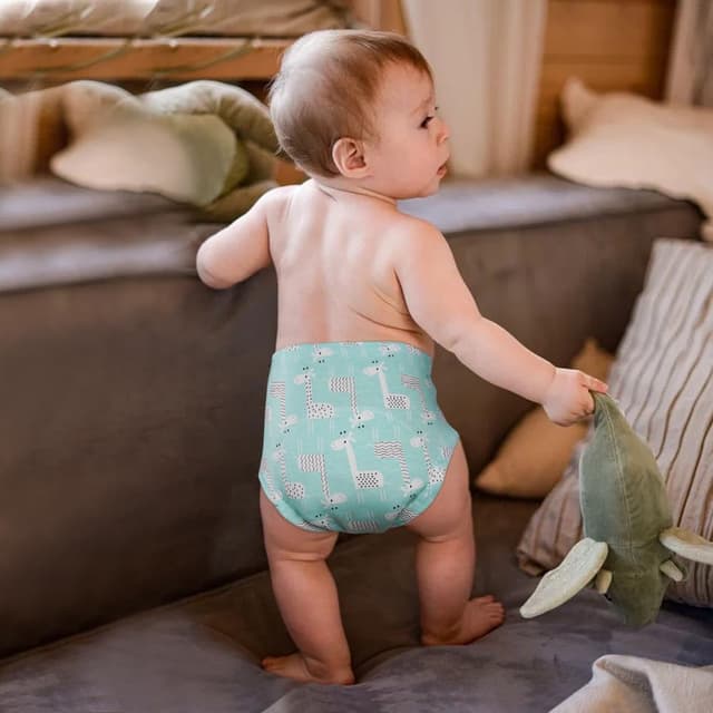 Detalle 2 de Aolso Töpfchen-Trainingshosen (6er-Set) aus 100% Baumwolle für Mädchen und Jungen