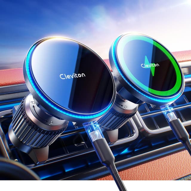 Detalle de Cleviton MagSafe Autohalterung 15W