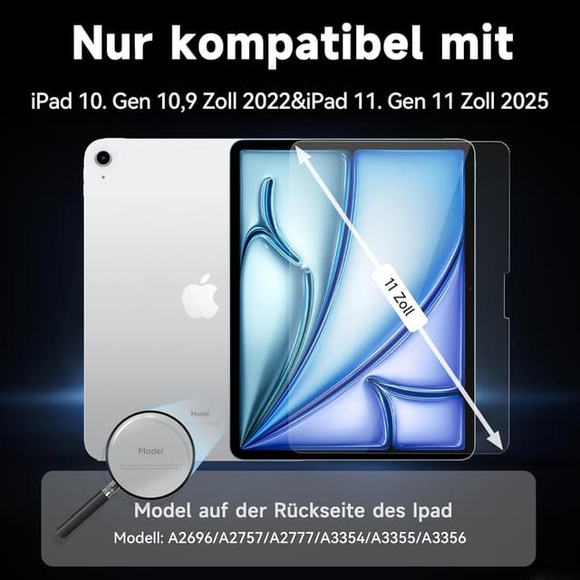 Detalle 2 de Like Paper Folie iPad 10,9 Zoll Matt