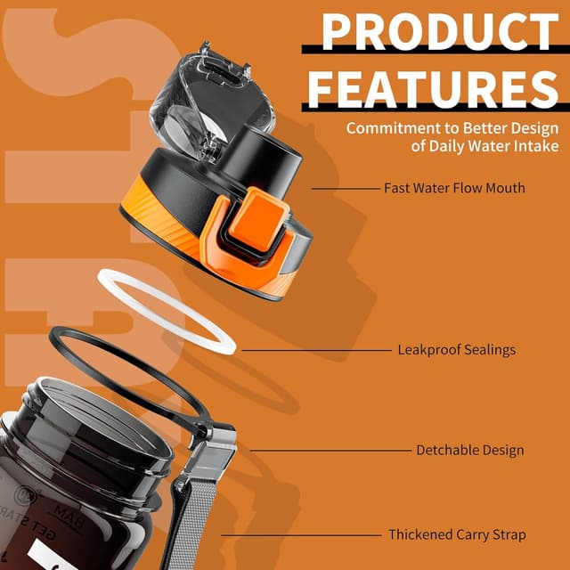 Thumbnail 6 de Mevoly Botella de Agua 1 L