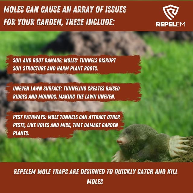 Thumbnail 6 de REPELEM Claw Mole Trap Reusable Mole Traps 🕳