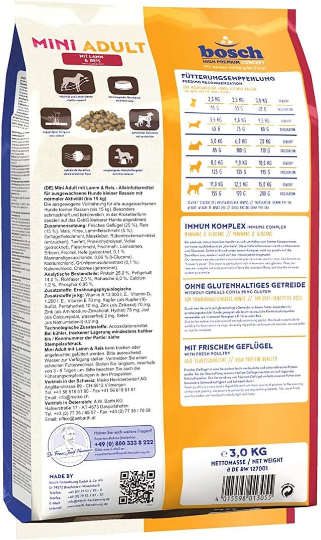 Thumbnail 1 de bosch HPC Mini Adult Hundetrockenfutter 3 kg