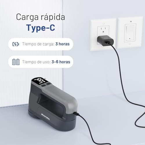 Thumbnail 6 de BEAUTURAL Rasoir Électrique à Peluches USB C