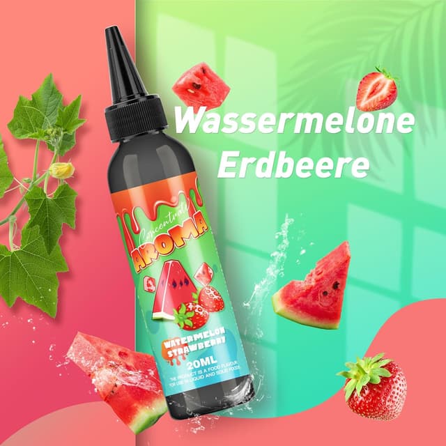 Thumbnail 1 de FURUN Wassermelone-Erdbeere Aroma 20 ml