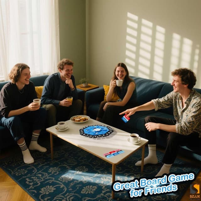 Thumbnail 4 de Word Game Family Board Game 220 Categories