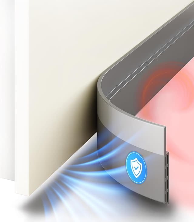 Imagen de SilverRack Paraspifferi sottoporta 1x1m grigio en OfertitasTOP