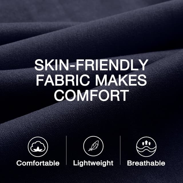 Detalle 2 de Comdecevis Men’s Relaxed Fit Casual Pants Elastic Waist Sweatpants with Pockets Cargo Joggers