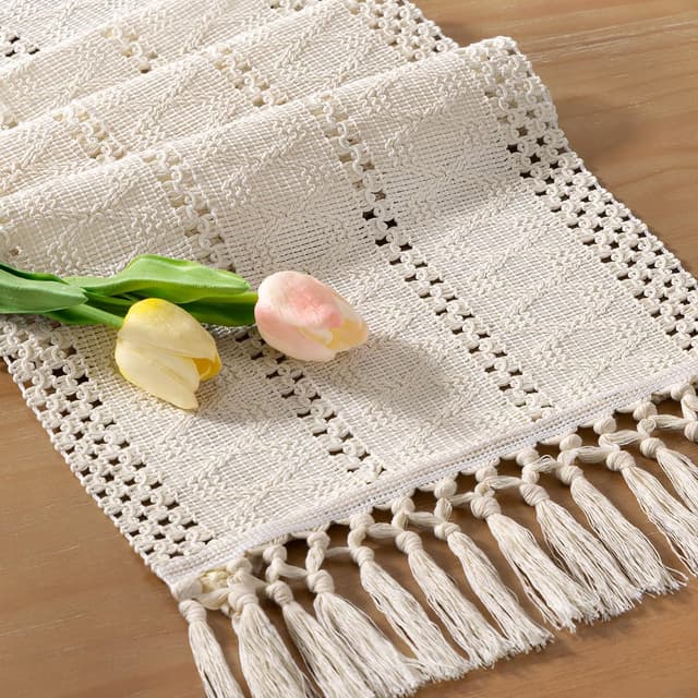 Thumbnail 5 de Socomi Boho Table Runner 12x48 in