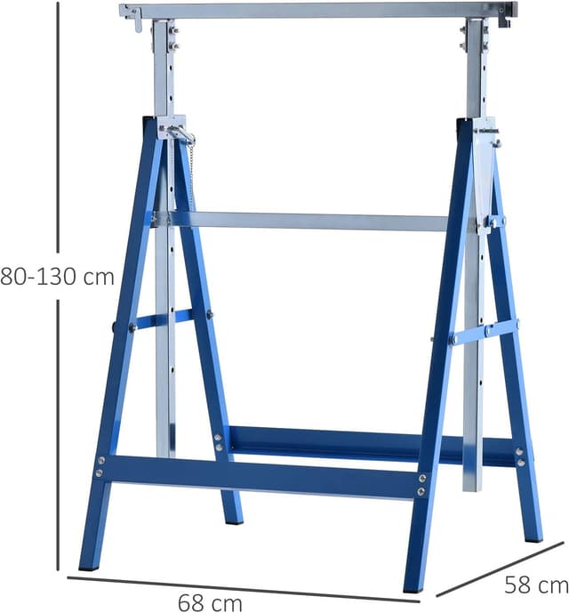 Thumbnail 6 de Tréteaux pliables 80–130 cm Lot de 2