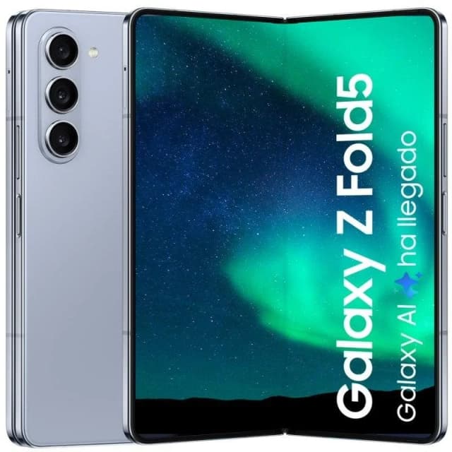 Detalle de Samsung Galaxy Z Fold5 5G (512GB, 12GB, 7,6") Azul Glaciar resistente al agua