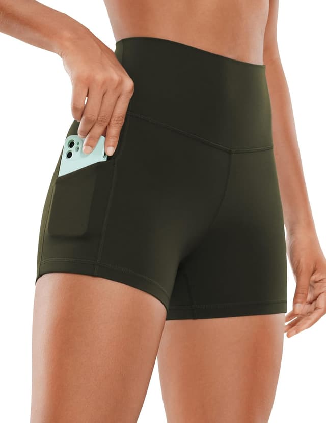 Detalle 2 de CRZ YOGA Donna Butterluxe: shorts da allenamento con vita alta e tasche laterali (cucitura interna 13–20 cm)
