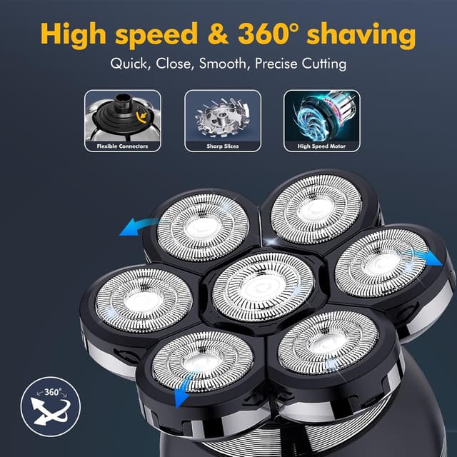 Detalle de ETENTOUS head shaver for bald men