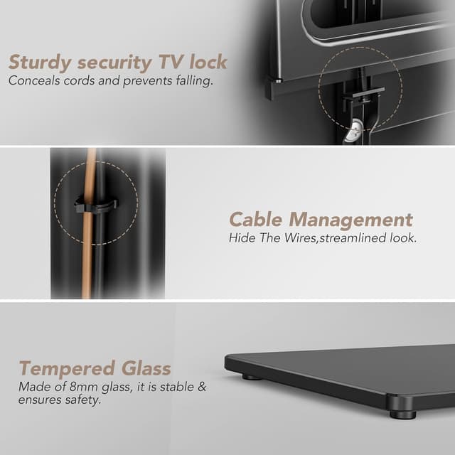 Thumbnail 6 de AX WABER Universal TV Floor Stand 65-inch