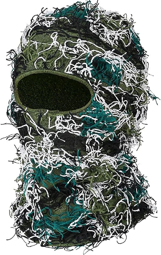 Thumbnail 6 de Malaxlx Distressed Balaclava knitted ski mask – windproof full-face winter warmer